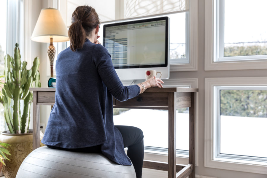 Is A Balance Ball Chair Good For Long Term Sitting Use PMIR   IStock 667491022 900x600 